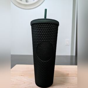 Starbucks Matte Dark Green Studded Tumbler